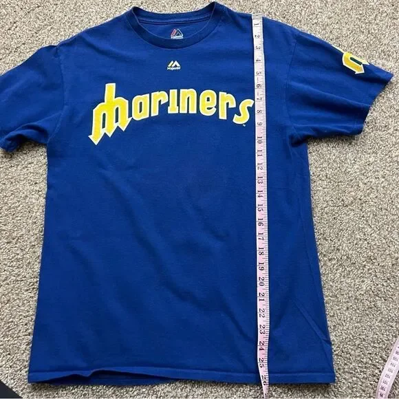 Retro Seattle Mariners Edgar Martinez Gameday Shirt men's M - Picture 4 of 7